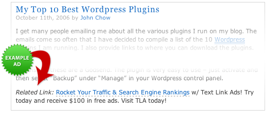 Post level ads.