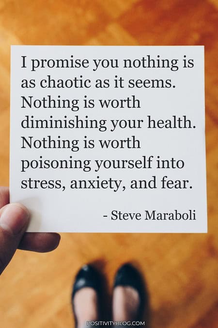 A quote by Steve Maraboli.
