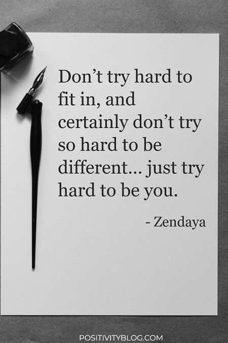 A quote by Zendaya.