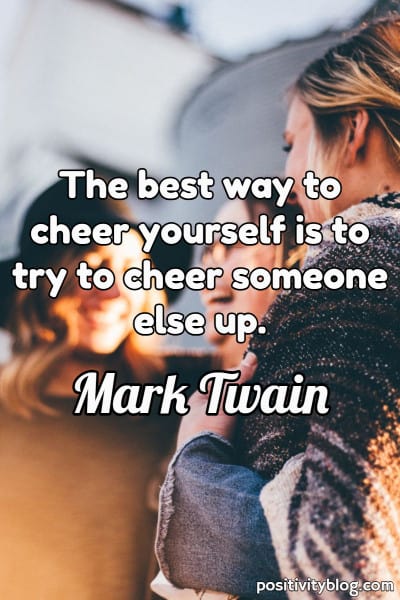 A quote by Mark Twain.