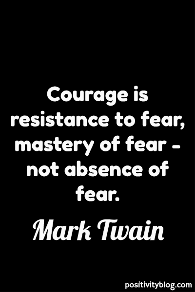 Courage Quote by Mark Twain
