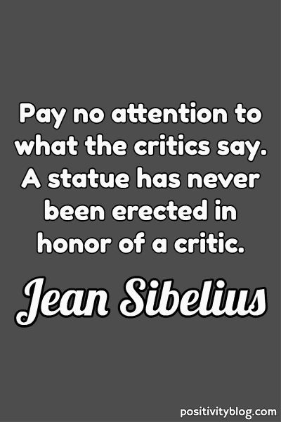 A quote by Jean Sibelius.