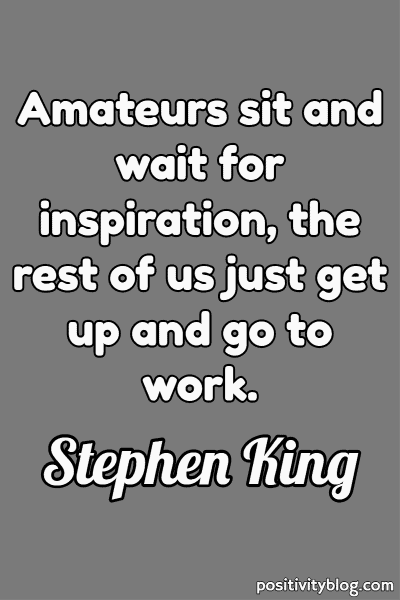 Deep Quote by Stephen King