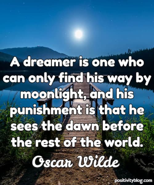 Quotes on Dreams by Oscar Wilde