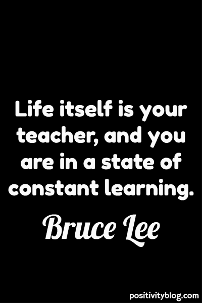 Education Quote by Bruce Lee