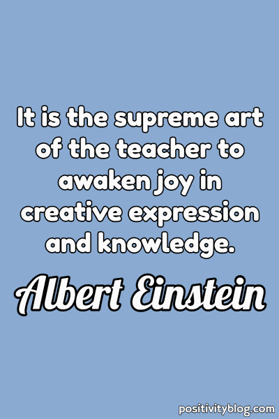 A quote by Albert Einstein.