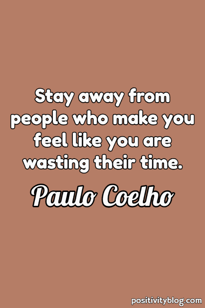 A quote by Paulo Coelho.