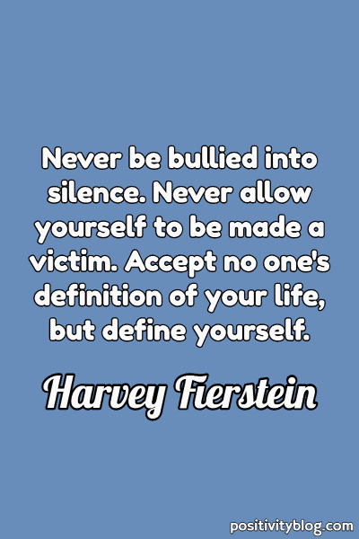 A quote by Harvey Fierstein.