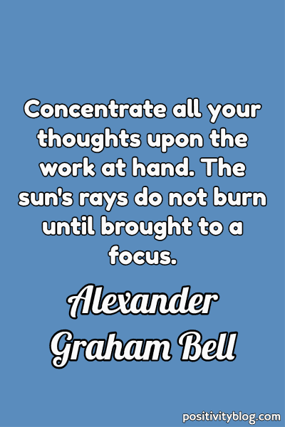 A quote by Alexander Graham Bell.