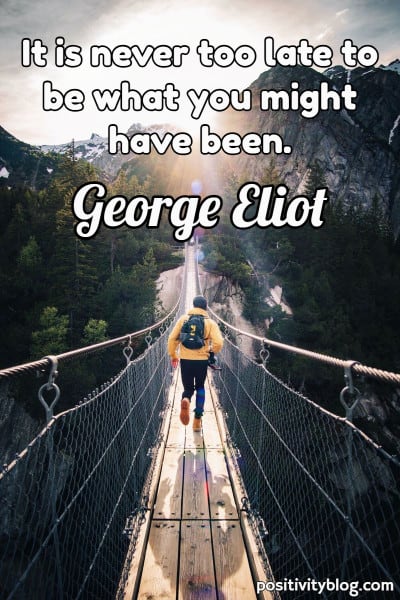 A quote by George Eliot.