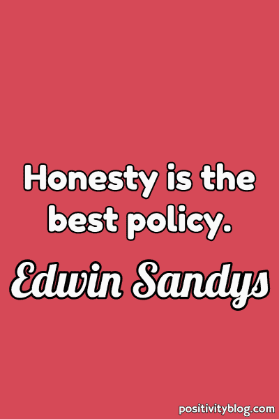 A quote by Edwin Sandys.