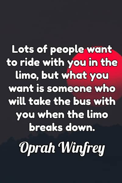 Friendship Quote by Oprah Winfrey