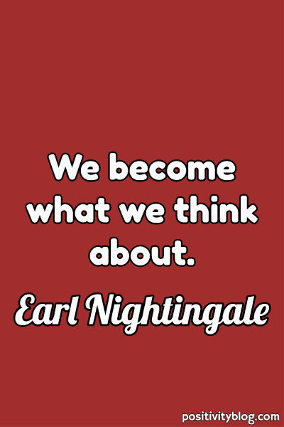 Happiness Quote by Earl Nightingale