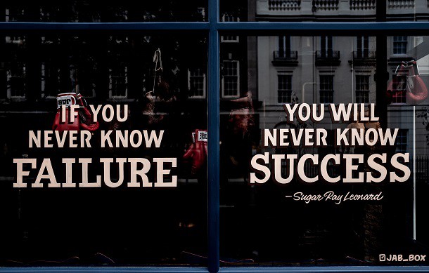 An image of a quote by Sugar Ray Leonard that goes "If you never know failure you will never know success".