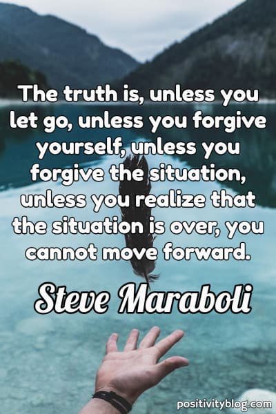 A quote by Steve Maraboli.
