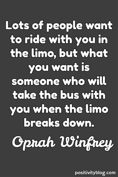 Love Quote by Oprah Winfrey