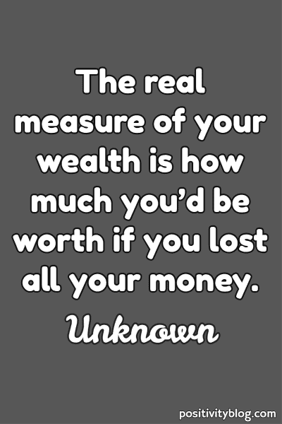 To be rich nowadays merely means to possess - Quote