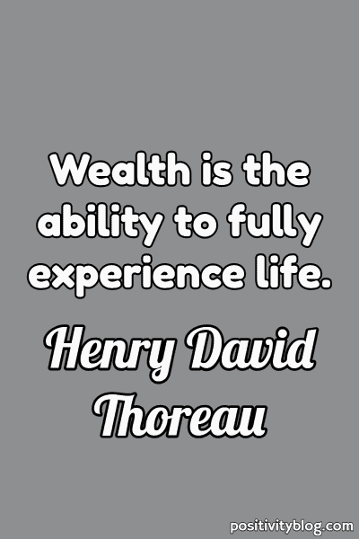 Money and Wealth Quote by Henry David Thoreau