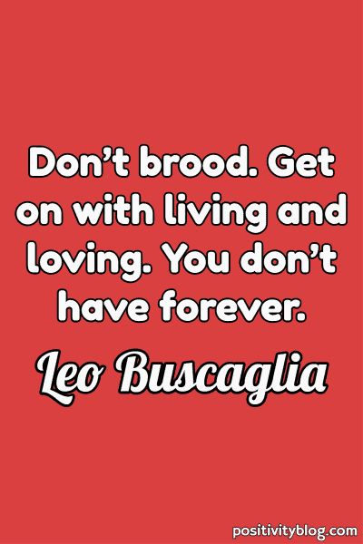Never Give Up Quotes by Leo Buscaglia