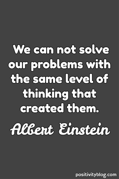 Overthinking Quote by Albert Einstein