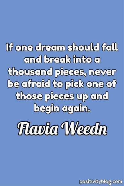 A quote by Flavia Weedn.