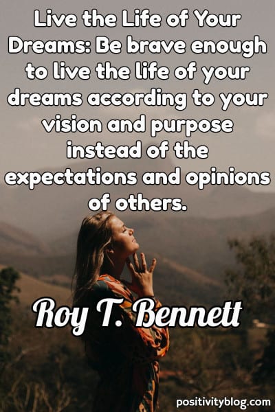 A quote by Roy T. Bennett.