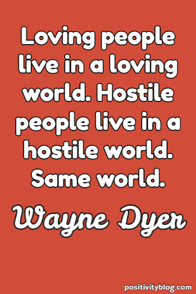 Relationship Quote by Wayne Dyer