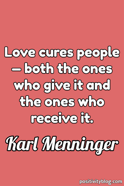 Relationship Quote by Karl Menninger