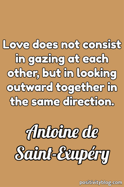 Relationship Quote by Antoine de Saint-Exupéry