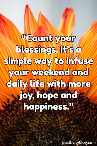 Saturday Blessing 5