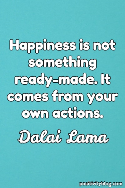 Short quote by Dalai Lama