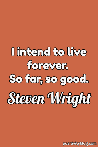 Short Quotes by Steven Wright