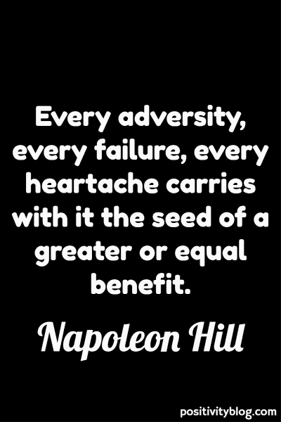 Stay Strong Quote by Napoleon Hill