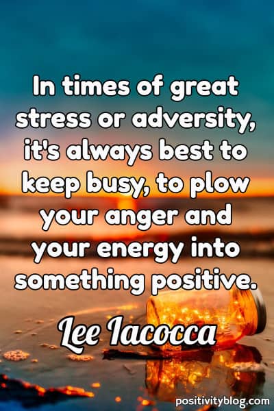 Quote on Stress by Lee Iacocca