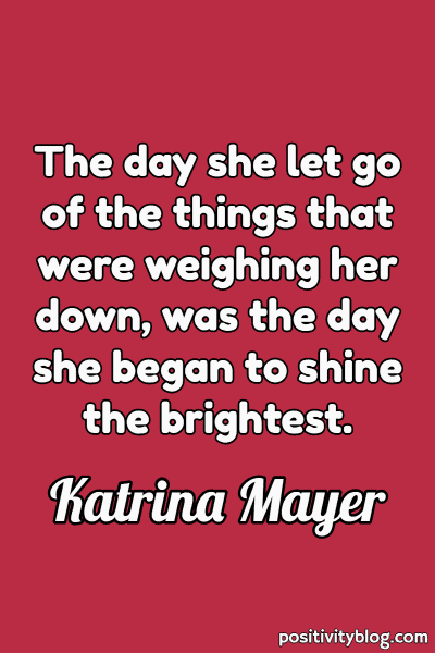 Quote on Stress by Katrina Mayer