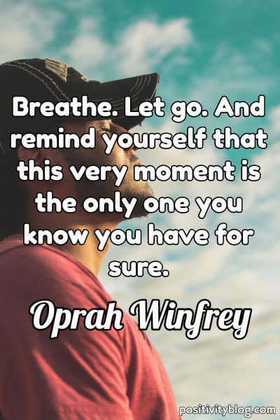 Quote on Stress by Oprah Winfrey