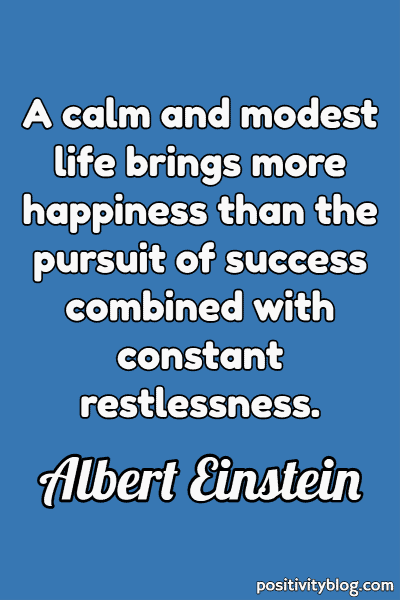 Quote on Stress by Albert Einstein