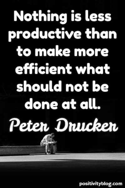 Success Quote by Peter Drucker