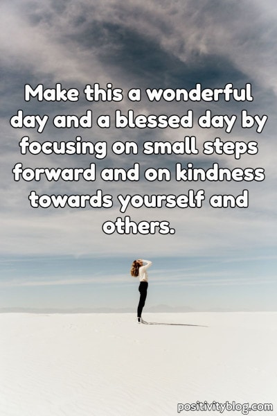 A Thursday blessing on making this a kind day.