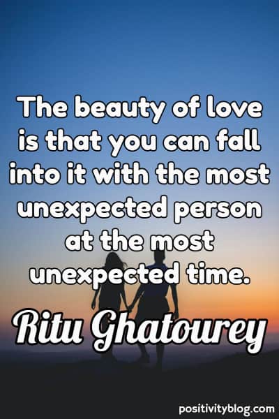 unexpected love quotes for him