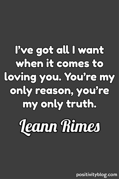 A quote by Leann Rimes.
