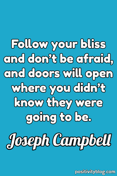 Word of Encouragement by Joseph Campbell