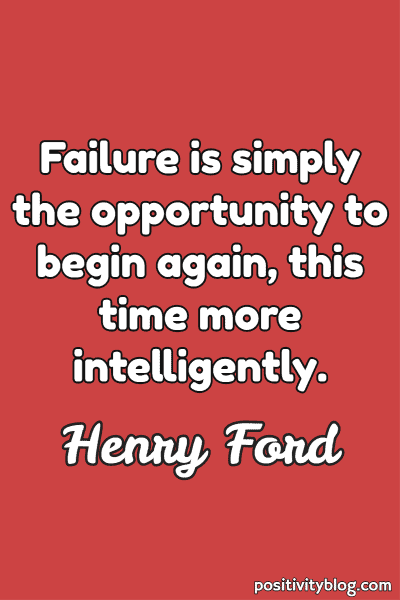 Word of Encouragement by Henry Ford