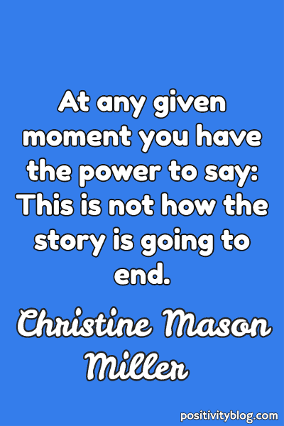 Word of Encouragement by Christine Mason Miller