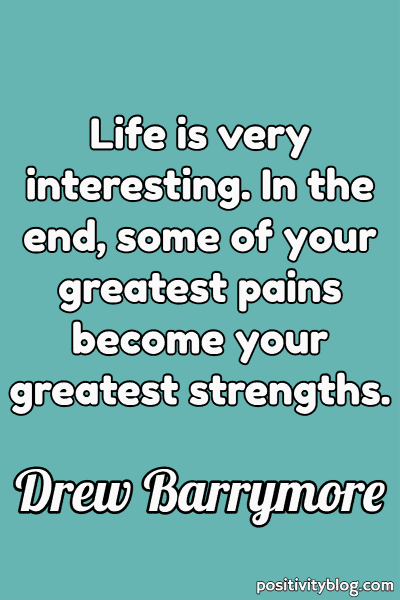 Word of Encouragement by Drew Barrymore