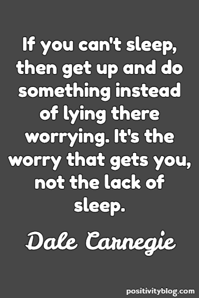 Worry Quote by Dale Carnegie