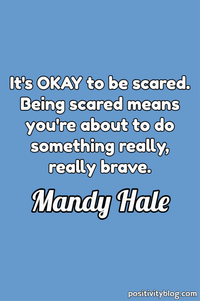 A quote by Mandy Hale.